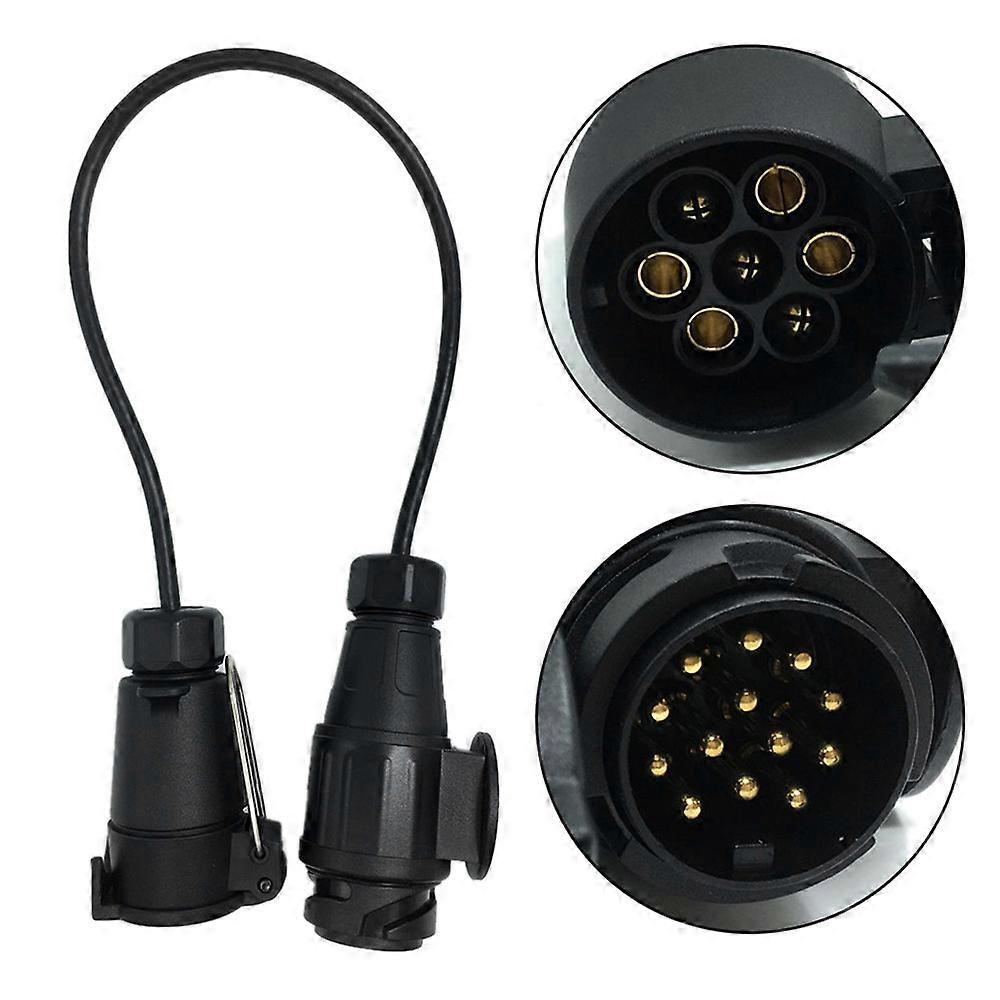 Towbar plug and socket for Tirol 12V trailer wiring