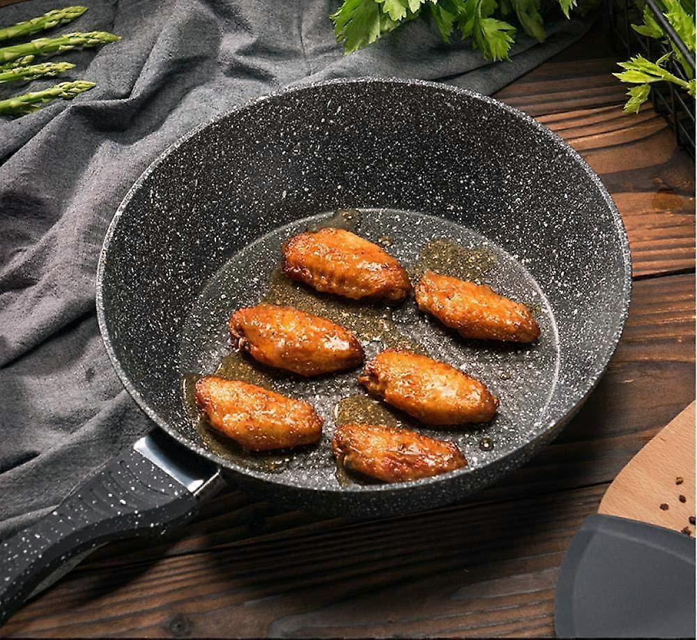 WXQ-XQ Frying Pan Milk Pan Household maifan Flat Stone Bottom Non-Stick Frying pan -20cm Omelette