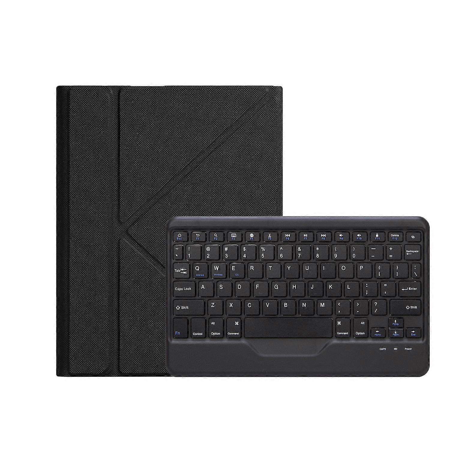 For iPad 2025 / 2022 B10 Triangle Holder Tablet Bluetooth Keyboard Leather Case Without Three-color Backlight