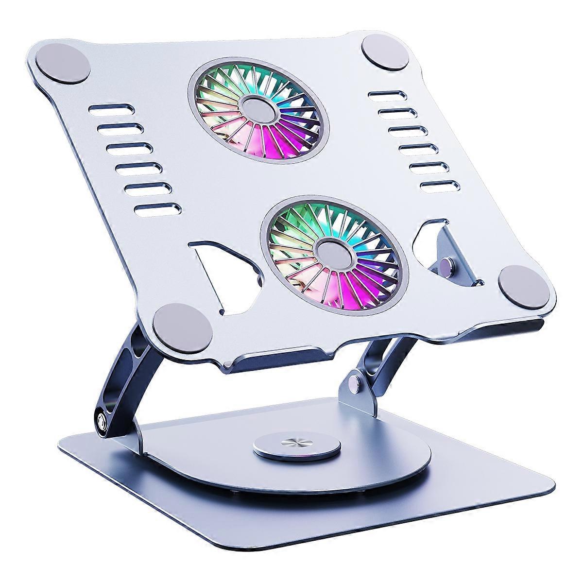 R- JUST HZ13-1 Rotating Foldable Multi-Angle Aluminum Alloy Laptop Fan Bracket