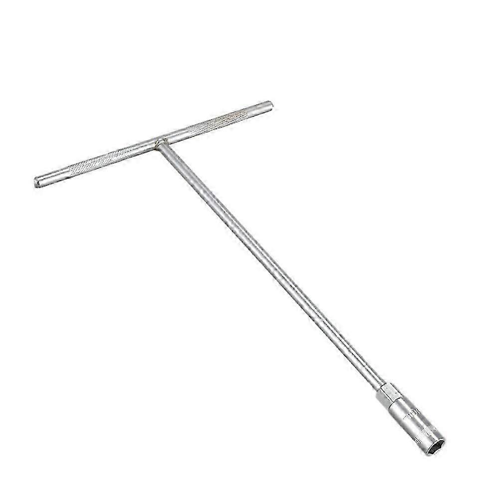 1 x SENRISE 13mm Hex T-shaped Long Socket Wrench, Silver