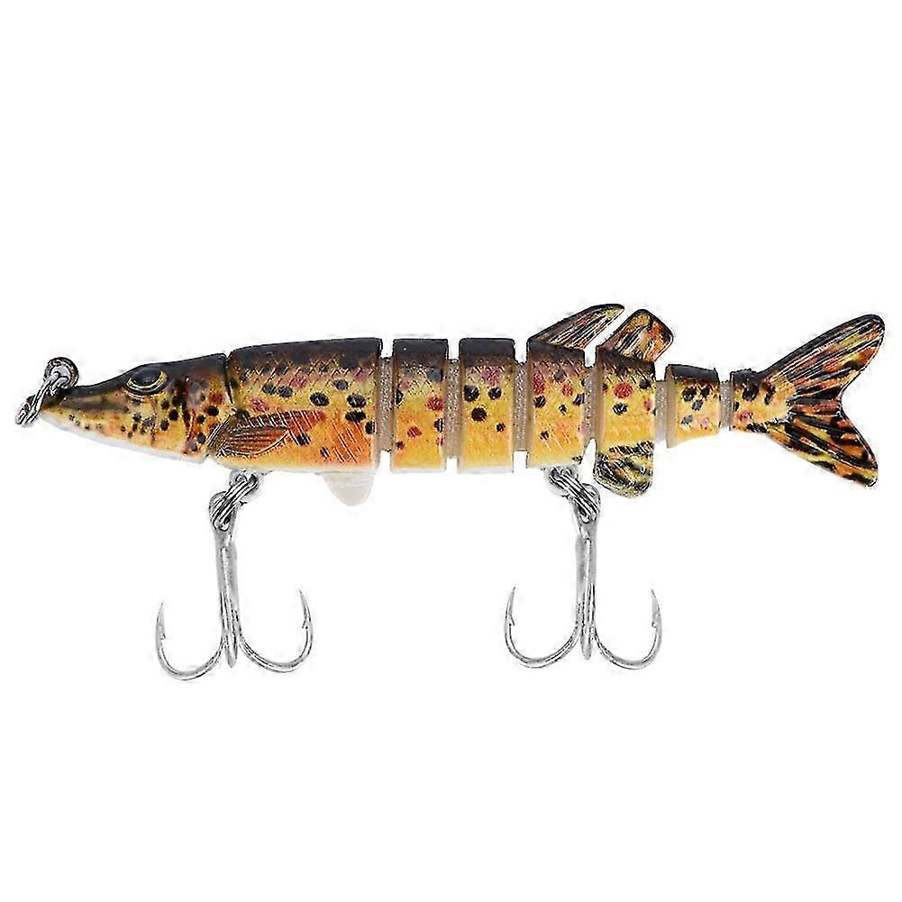 8cm kleines mehrgliedriges Angeln lebensechter Hartköder-Swimbait-Zubehör (C)