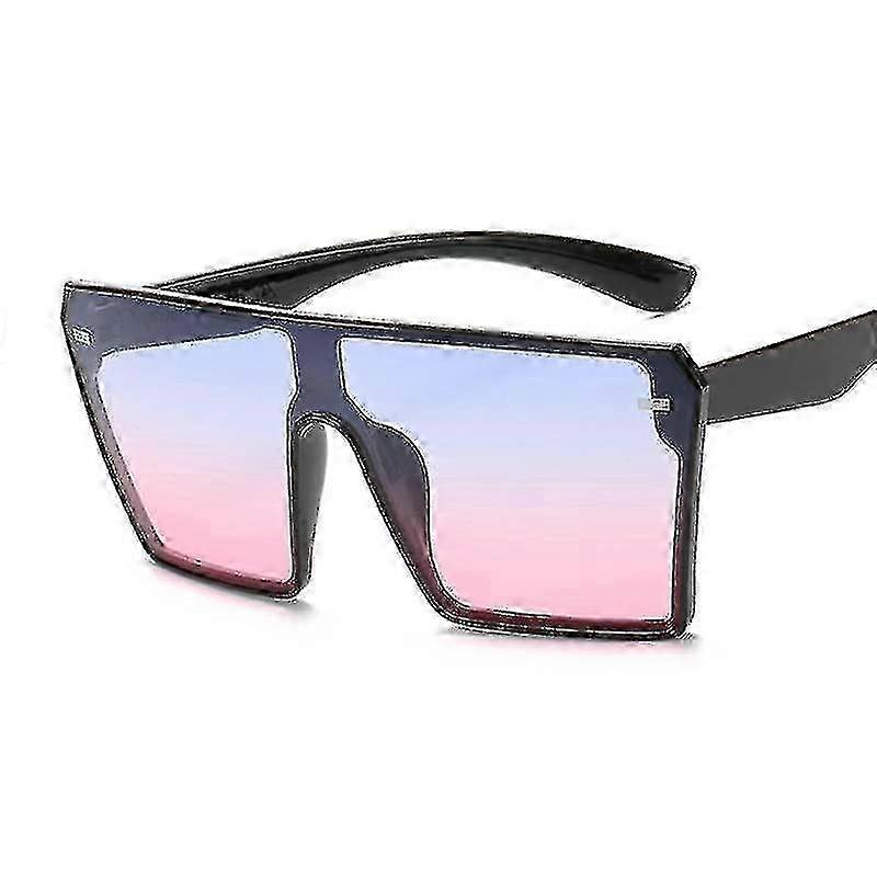 Oversized Square Sunglasses Women Flat Top Sun Glasses