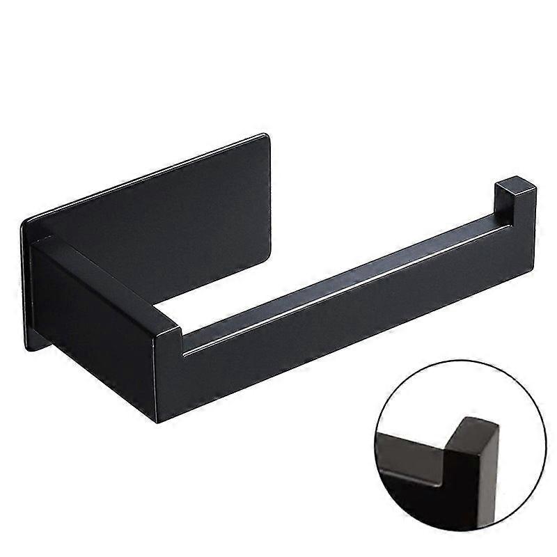 Toilet paper holder, black, without drilling