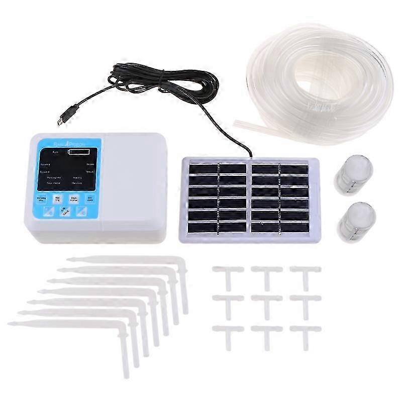 1Set Automatic Irrigation System Intelligent Water Timer Solar Powered Watering