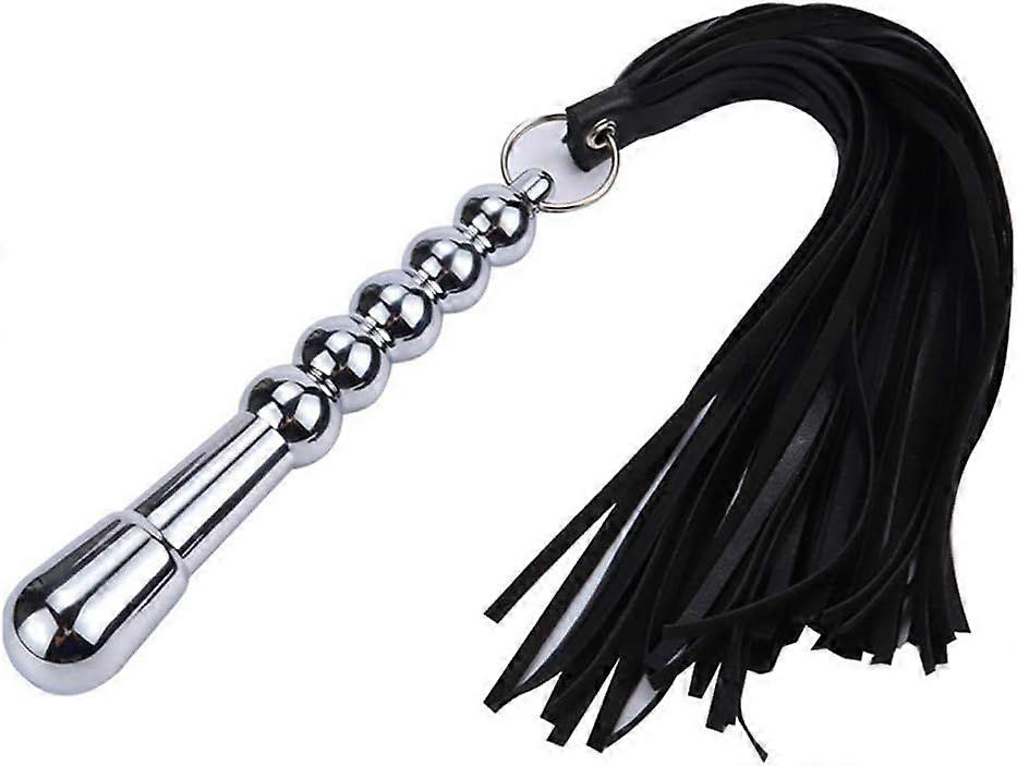 Pompom Whip Role Play Fitness General Props (Black)
