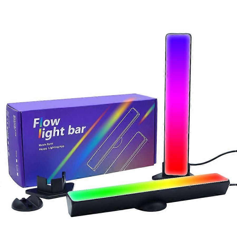 New RGB Music Backlights Sound Control Smart Night Light Bars Works with Bluetooth LED Light for Gaming TV Decoration Lamp