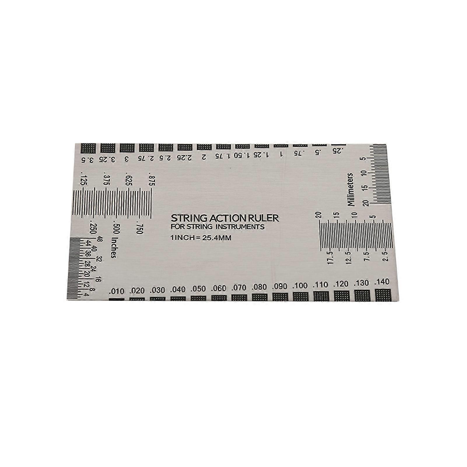 Guitar String Gauge Tool with Fret Protectors Set for Guitar Bass Instruments