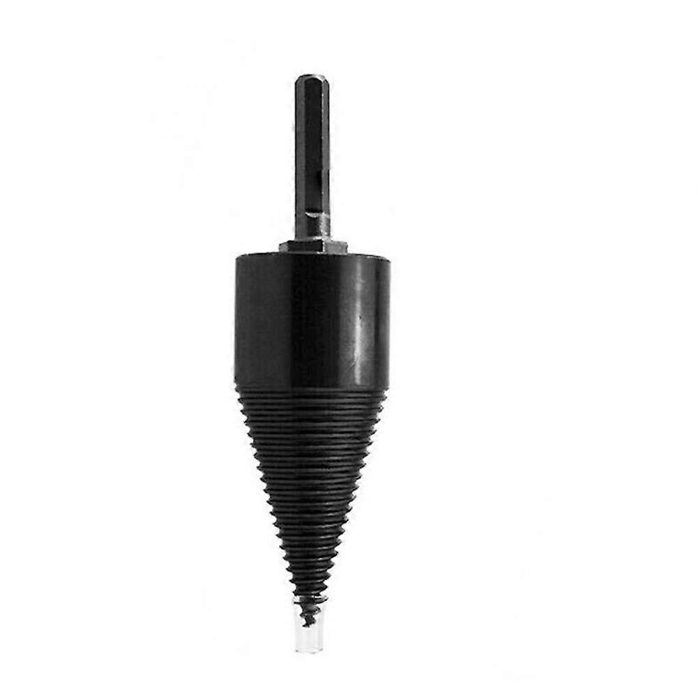 Firewood Drill Bit Screw Splitting Cone Driver 42mm Hex Shank Cutting Tool Carbon Steel High Speed Wood Splitter