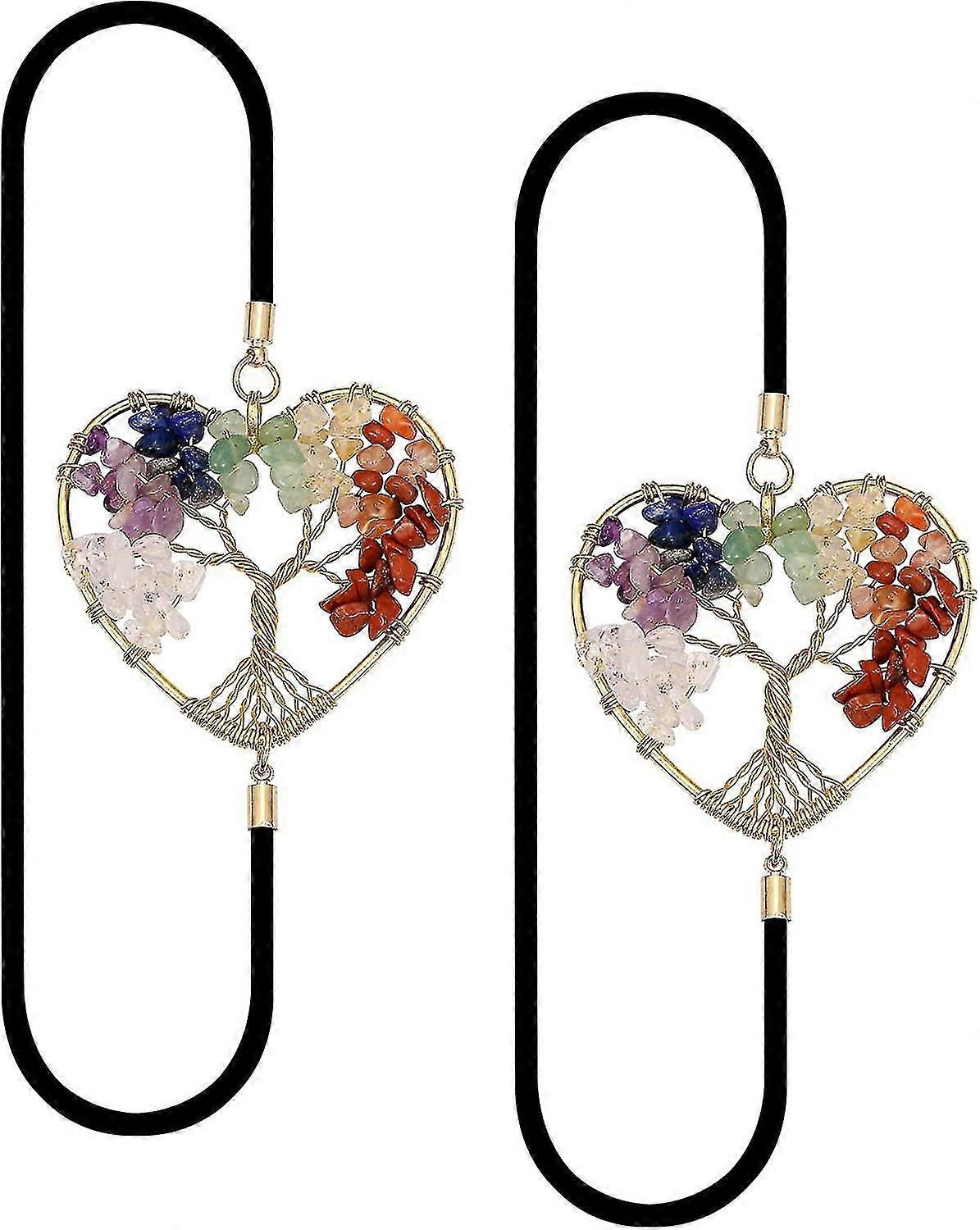 , 7 Chakra S Tumbled Msts And Round Beads Day () (2pcs