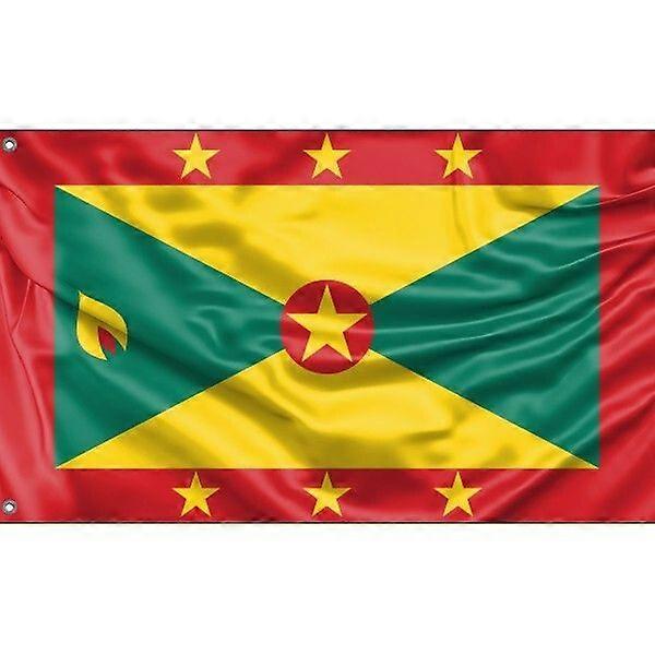 Flag of Grenada | Unique Design, 3x5 Ft / 90x150 cm4x6Ft/120x180 cm TTQ1881