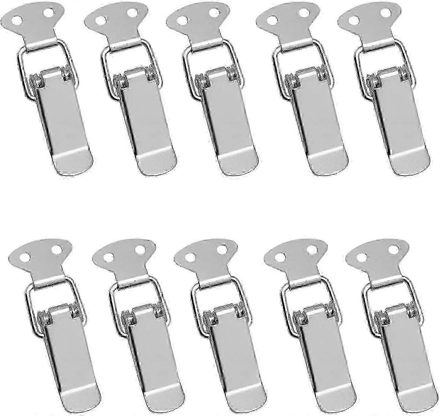 Stainless Steel Buckle, With Hook To Prevent Rust, Suitable For Pieces) Cabinets, Boxes, Drawers (10