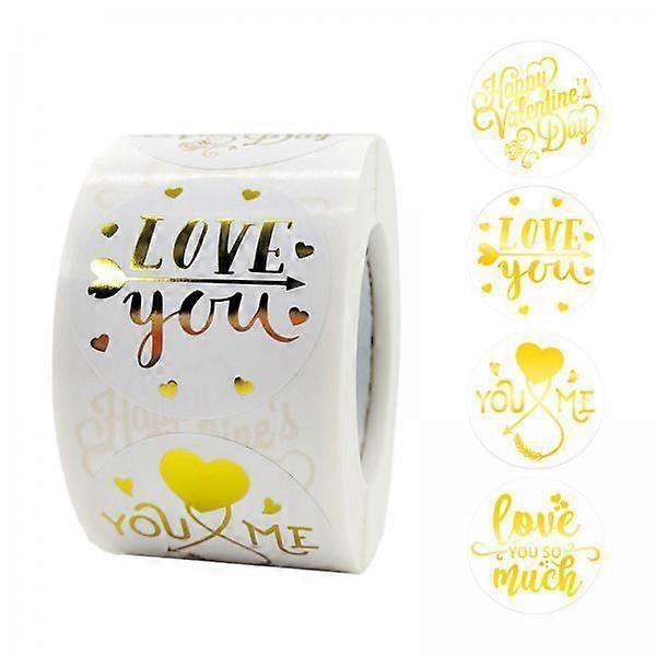 6x500Pcs Romantic Valentines Day Stickers for Box Envelopes Boxes Wedding