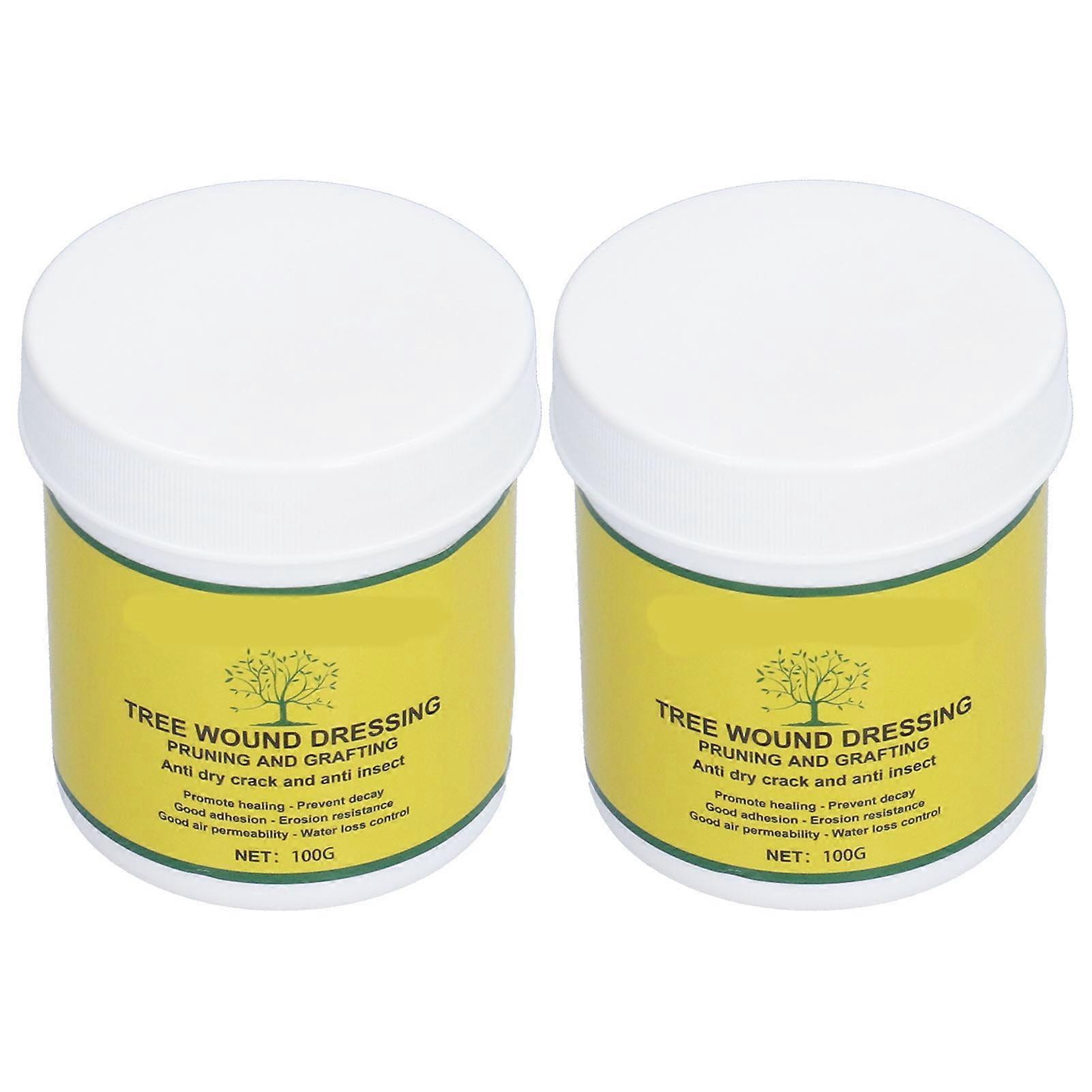 2Set 100g Tree Wound Pruning Sealer with Beech Brush 70x60x60mm