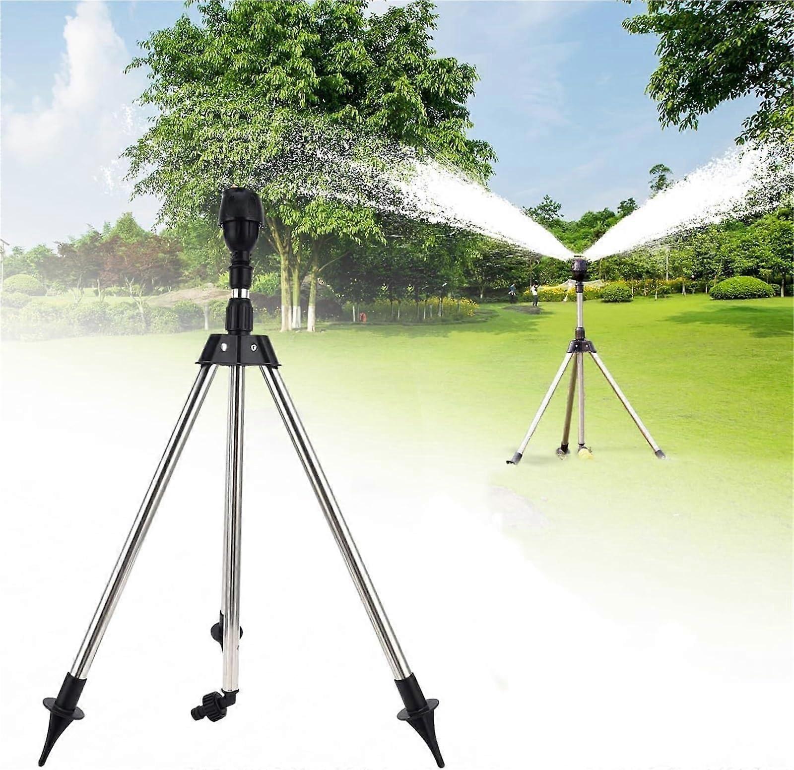 Lawn Sprinkler 360 Degree, 2025 New Garden Sprinkler with 1-Inch Connection Set for Efficient Irrigation