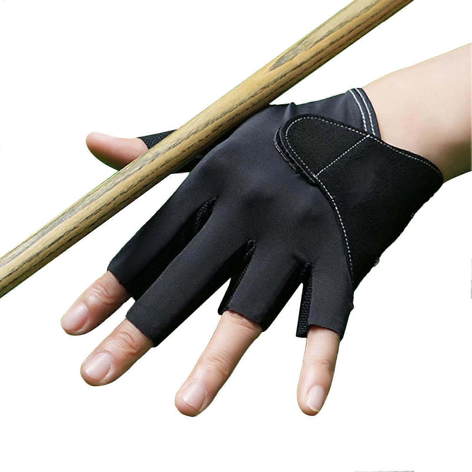 Pool Gloves For Men And Women, Breathable Billiards Gloves, Left-Handed Pool Glove For Billiards, Size S-XL