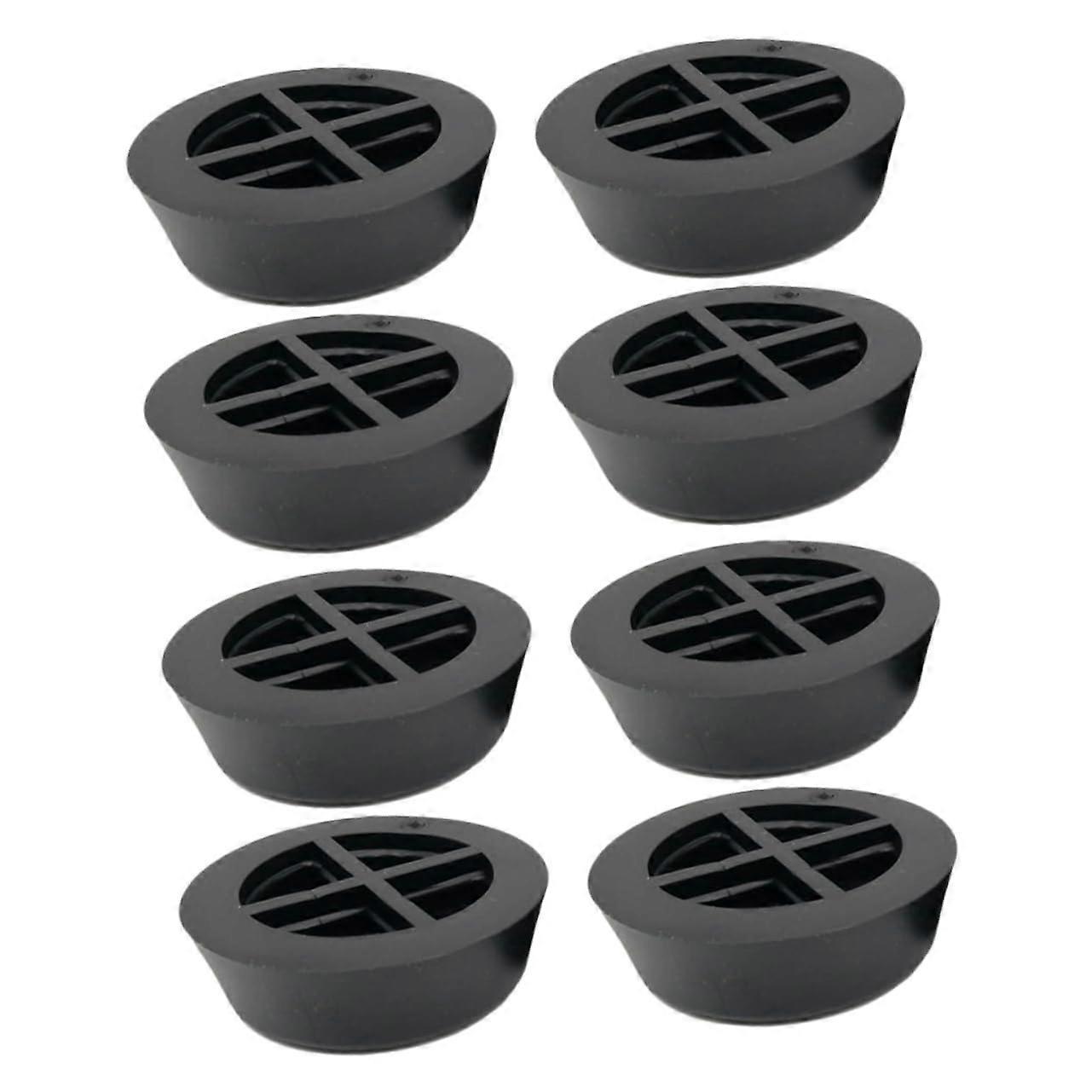 Washing Machine Vibration Support Non-Slip Rubber Pads Antivibration Insulation Pads for Appliance Stability Black