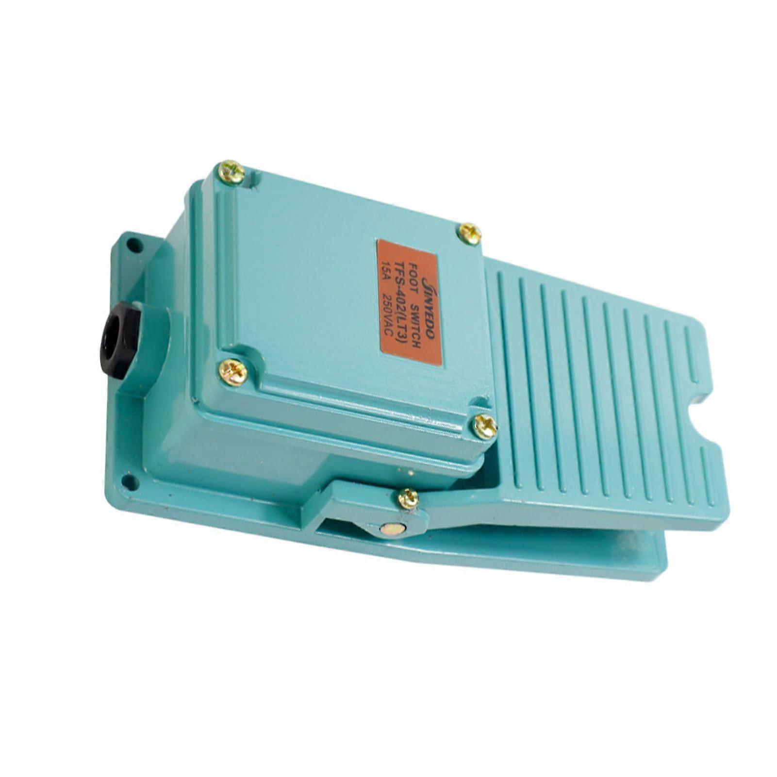 Industrial control with aluminum foot, simple for aluminum switch, foot switch, switch and reliable switch for 230 V floor