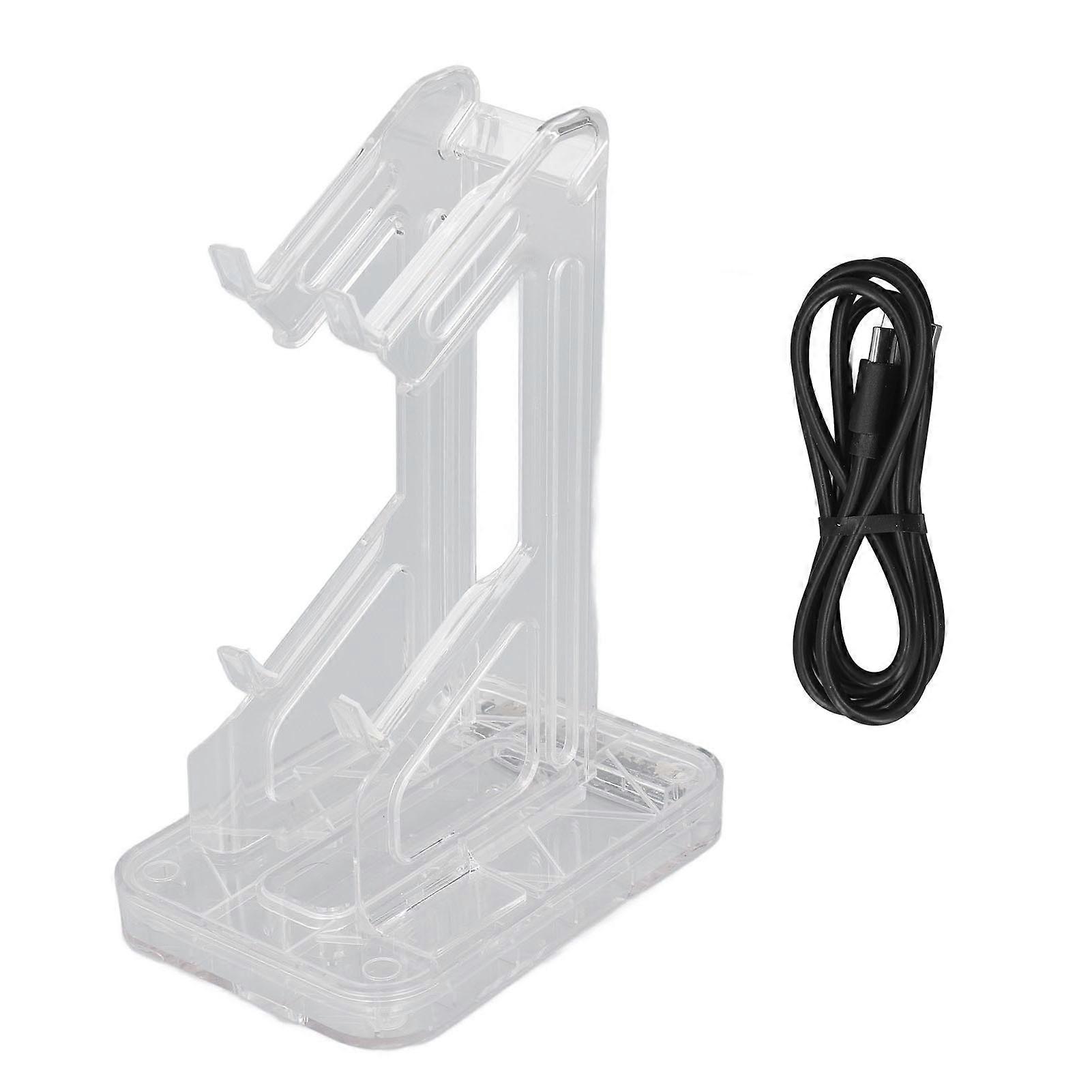 RGB Controller Stand for Switch Pro - 2 Tier, Nonslip, USB Ports, Headset Holder