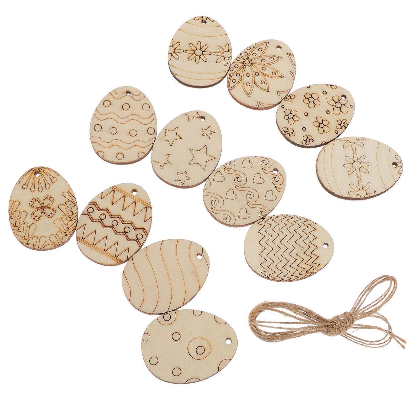 Craft Wood Slices with Practical Uses for Easter Parties and
