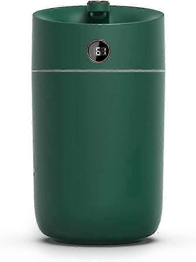 3L Humidifier with Display, Dual Nozzles, Cool Mist, Silent, Night Light, USB Powered