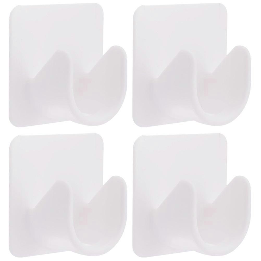 Easy-Mount Shower Curtain Rod Holders, Reliable Adhesive for Stability