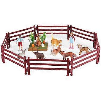 Farm Animals Toys with Fences Learning Educational Toys for Boys and Girls
