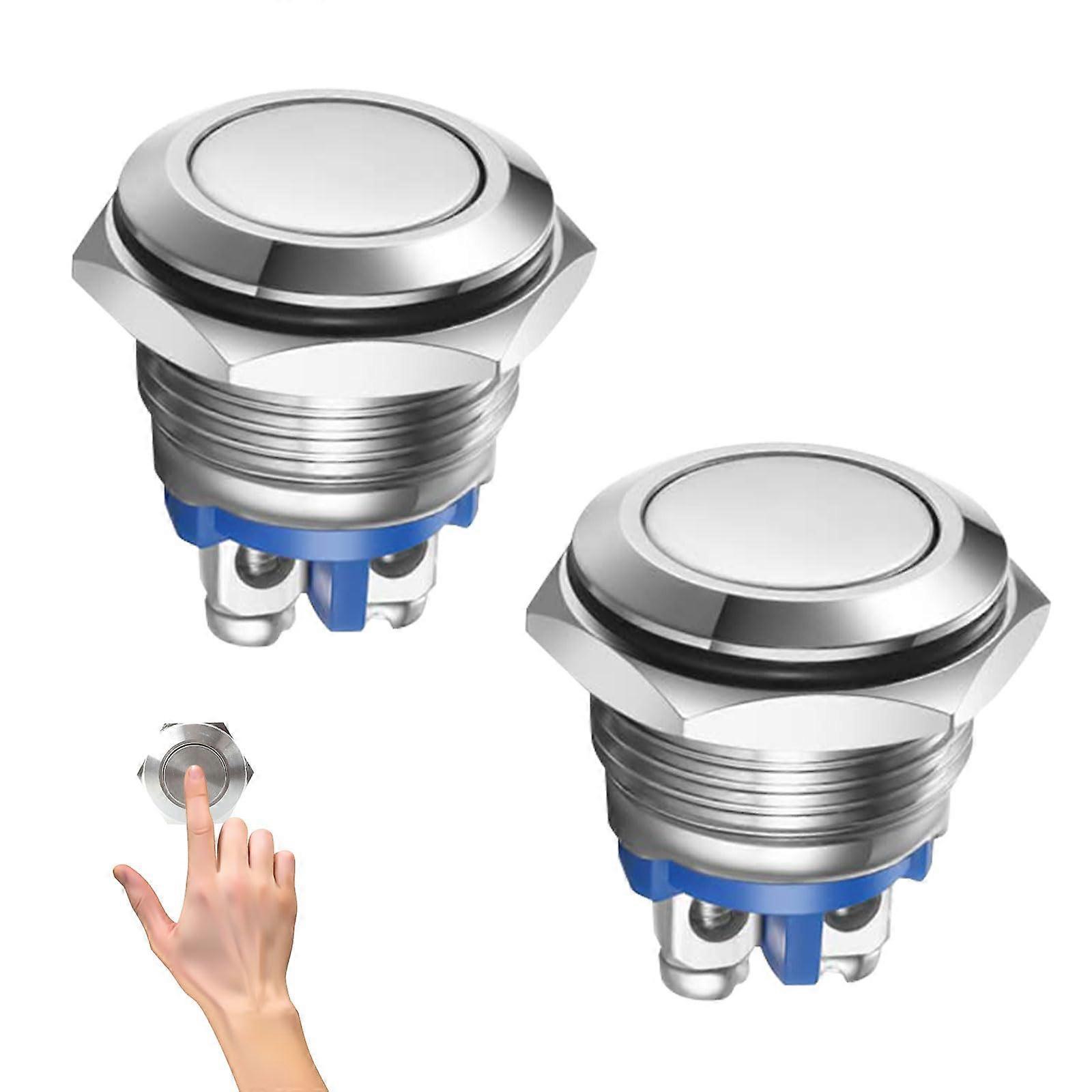 Metal Push Button Switch, Metal Push Button, 16 mm IP65 Button, Car Start Button