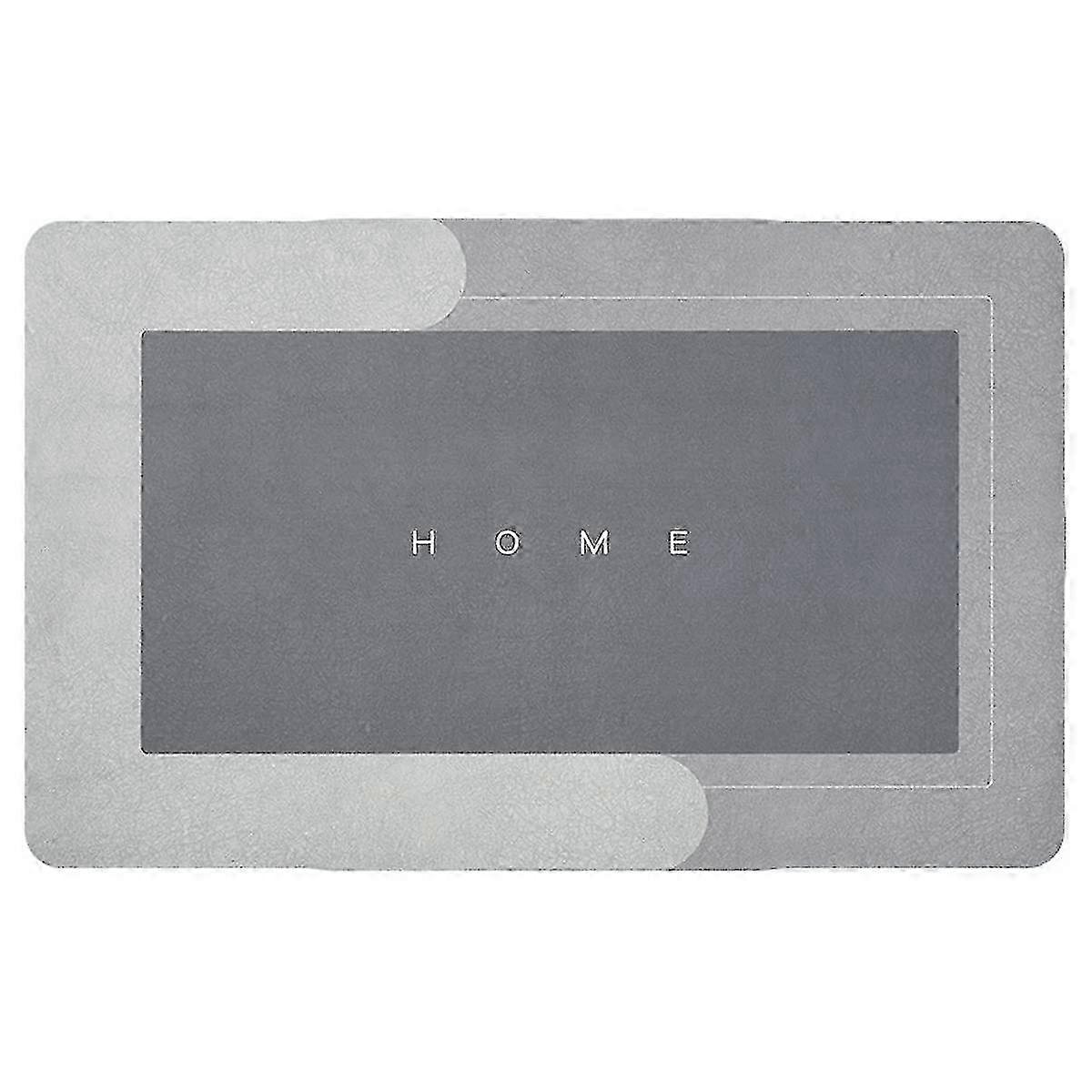 2025 Quick-drying Bath Mat Diatom Mud Shower Mat Durable Floor Mats (light Gray Rectangle)