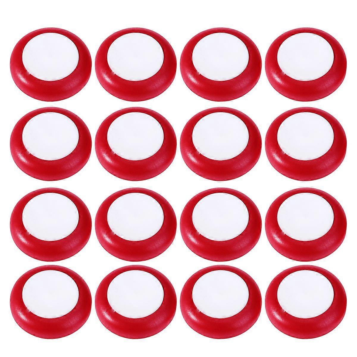 12 Pcs Refill Disc Bullet Darts Round Plate Shape Bullet Blaster Shooting Toy Accessory for Shooting Game (Red)