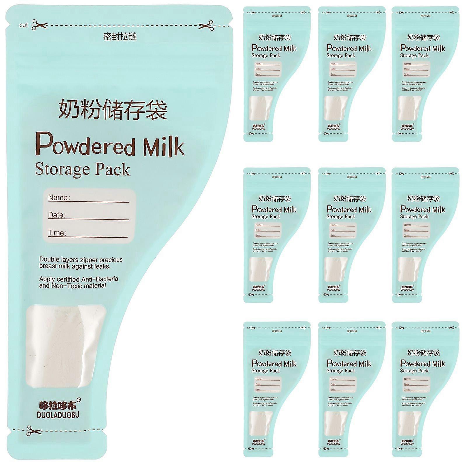 Lot de 30 sachets de lait en poudre jetables, sachets de conservation de lait en poudre, sachets de lait portables