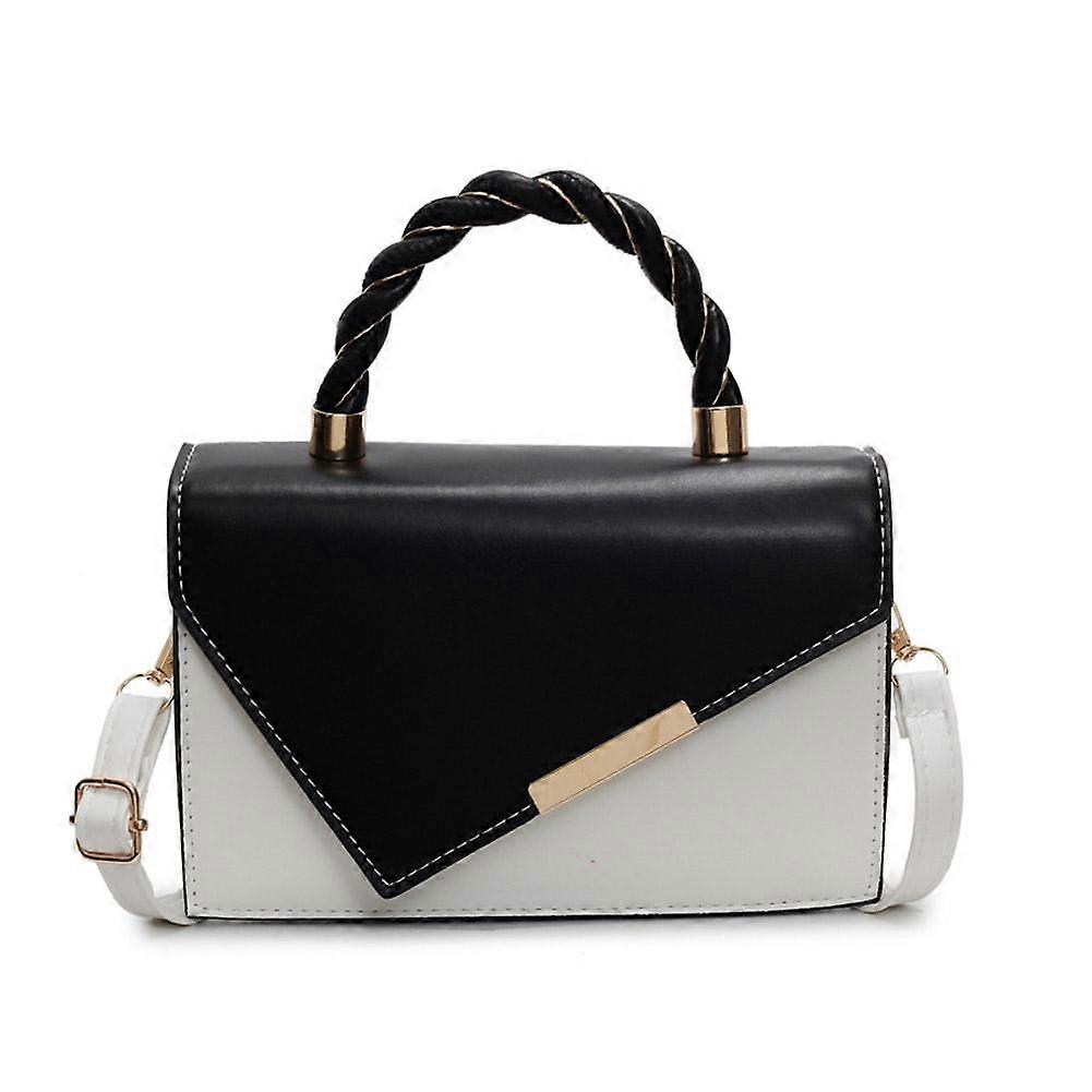 Color-blocking Hand-held Small Square Bag 2025 New Simple Women's Bag