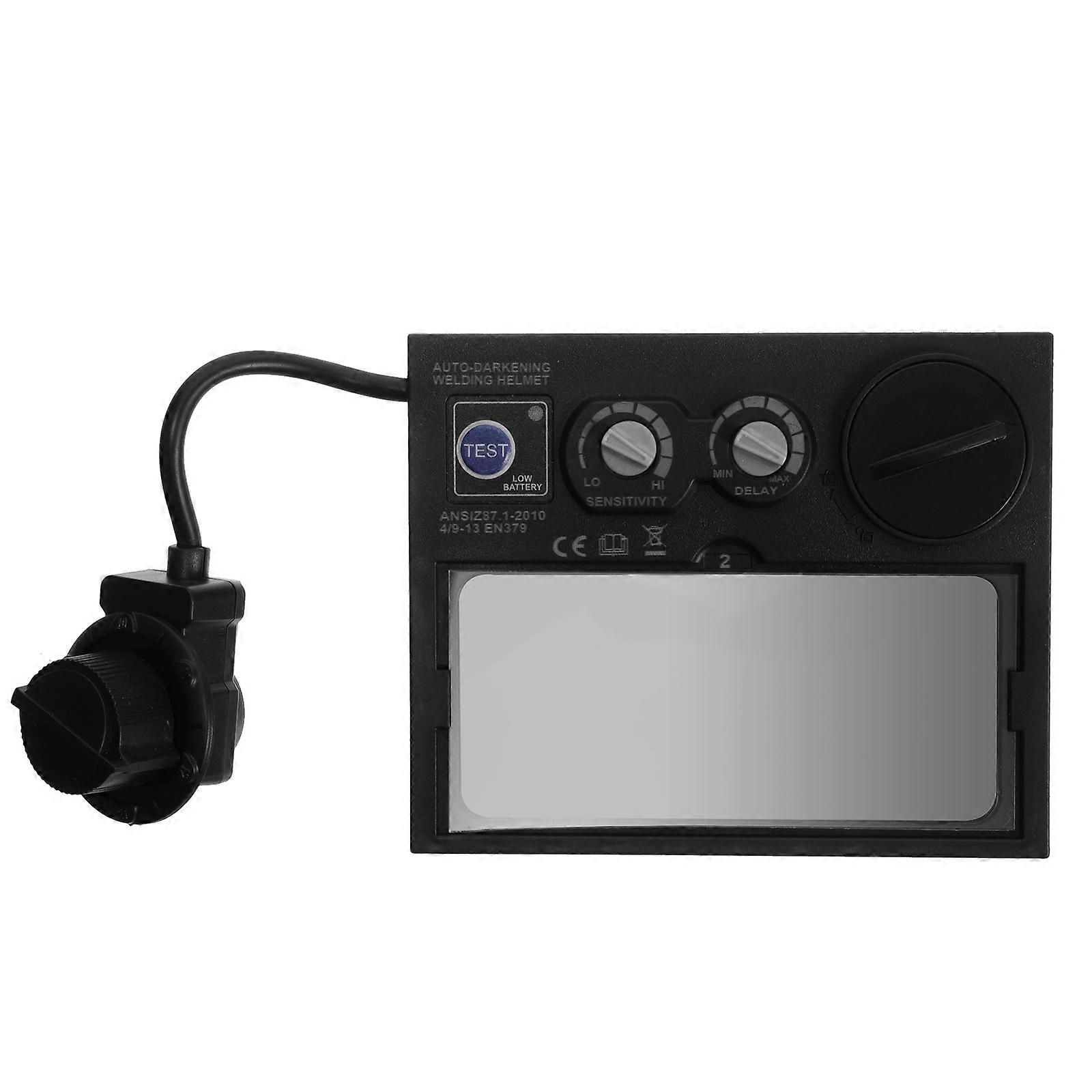 Adjustable Auto Darkening Welding Lens with Chameleon Shield and Self Checking Features for Eye Protection and Clear Vision