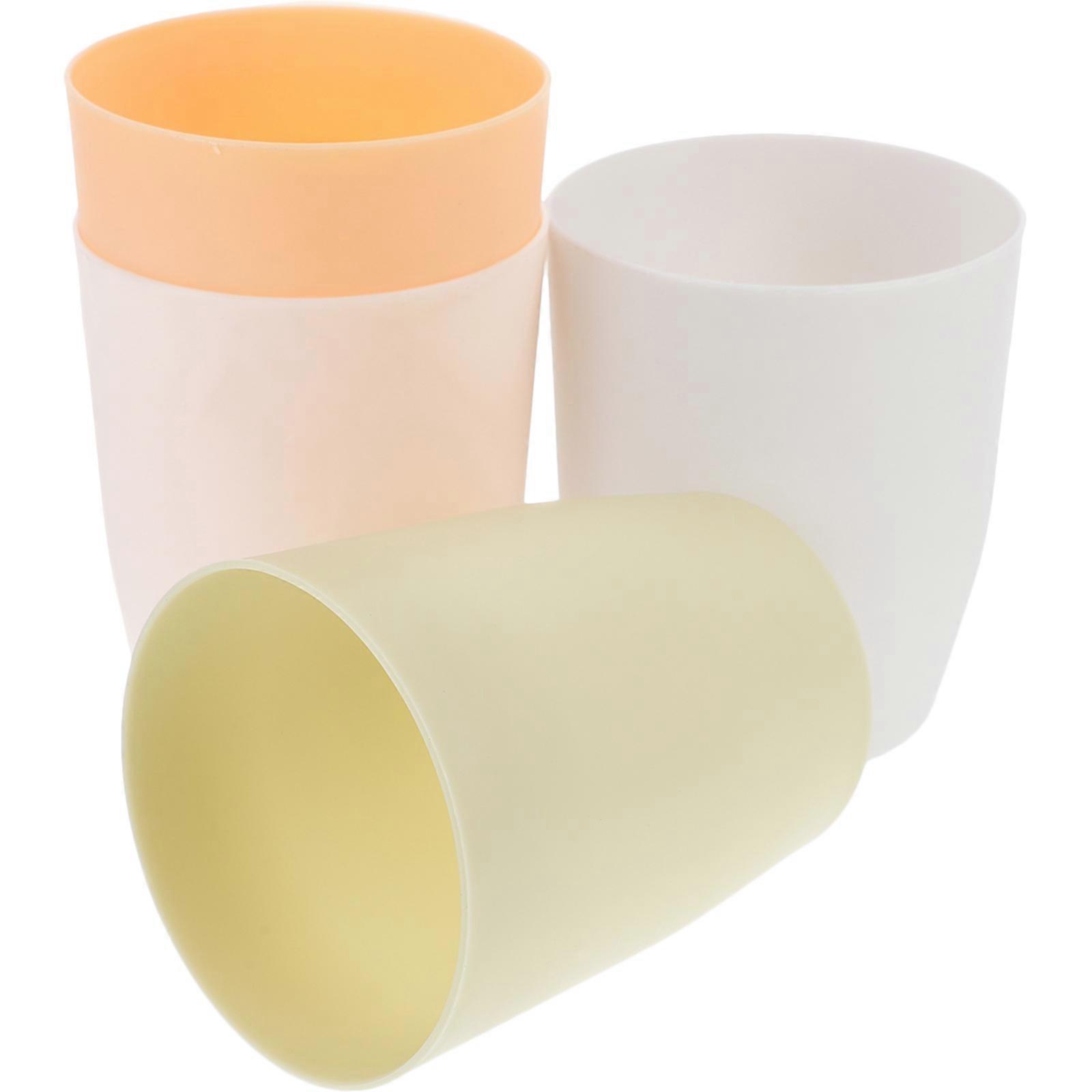 Here's a refined and professional product description for your **4pcs Reusable Bathroom Toothbrush Cups (PP Tumbler in Colors for Mouthwash &