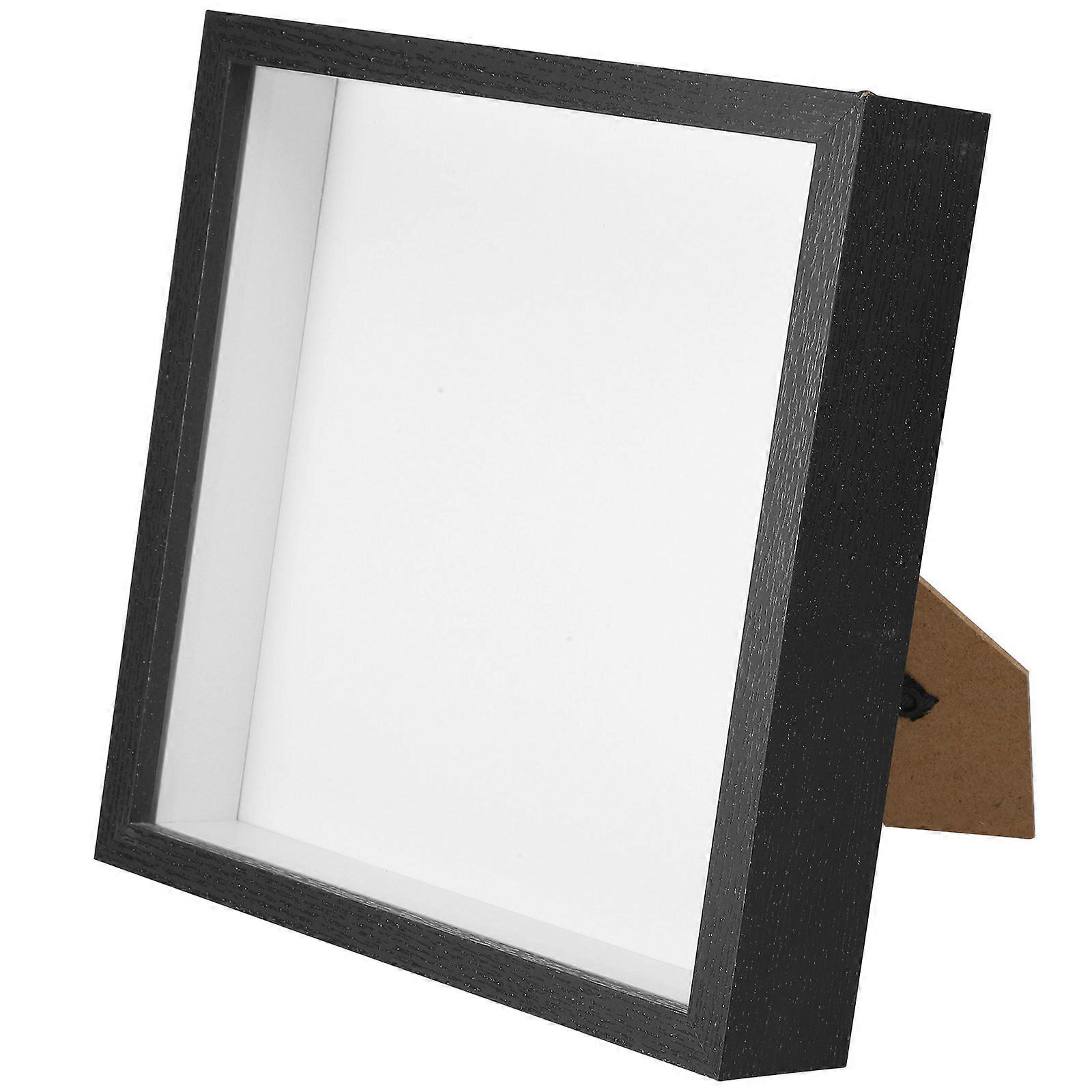 Specimen Display Frame Wall Hangable Nature Display Density Board Material 1Set