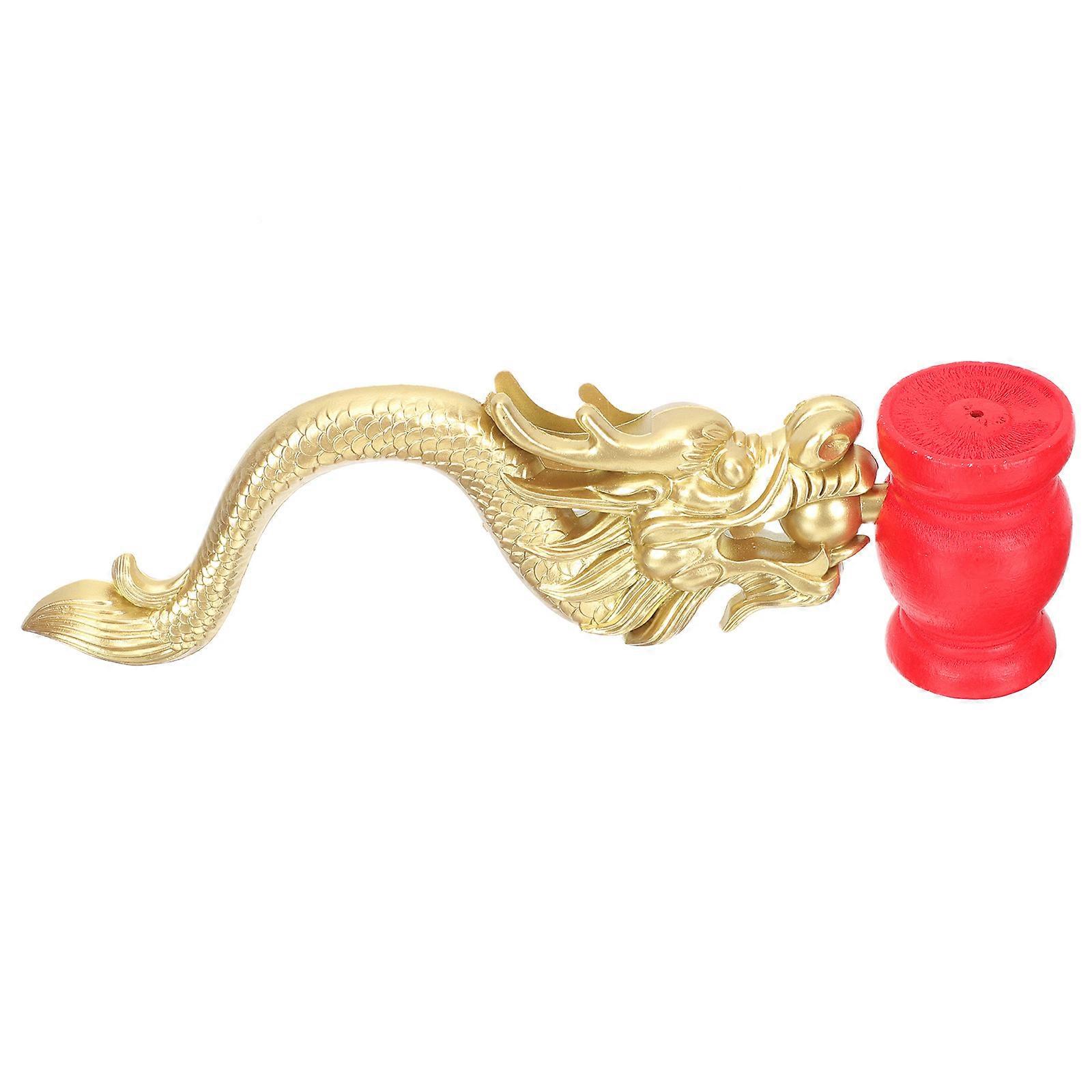 Stick Holder Resin Dragon Head Incense Stick Base Buddhist Implements Incense Burning Retro Style Resistant to Dirt 1Set