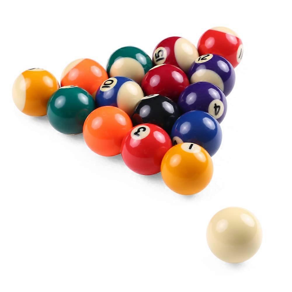 Billiard Ball Set, 25 mm / 38 mm 's Billiard Table Balls Set Resin Small Pool Cue Balls Full Set Ref: 3033