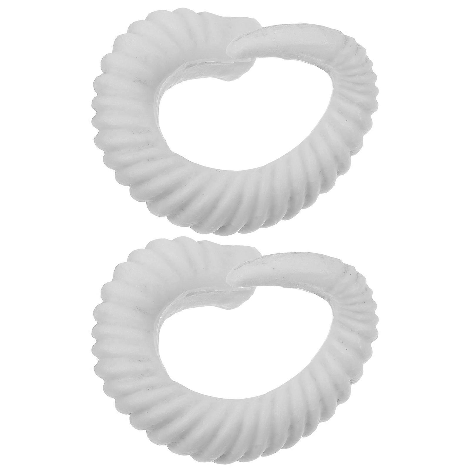 Headband Sheep Horns Sheep Horns Headband Diy Accessory For Cosplayers And Diy Enthusiasts 14X13X3CM 2Pcs