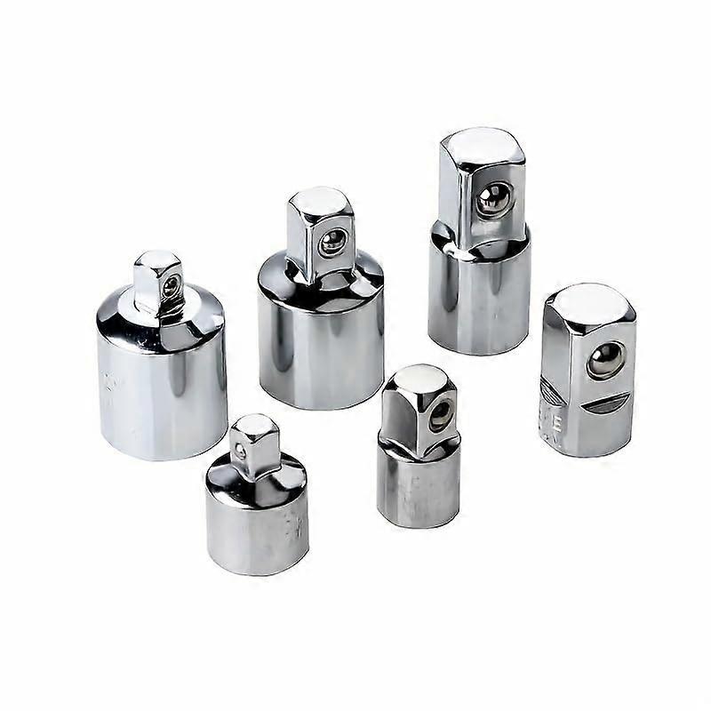 1/2 to 3/8 to 1/4 inch stainless steel socket adapter