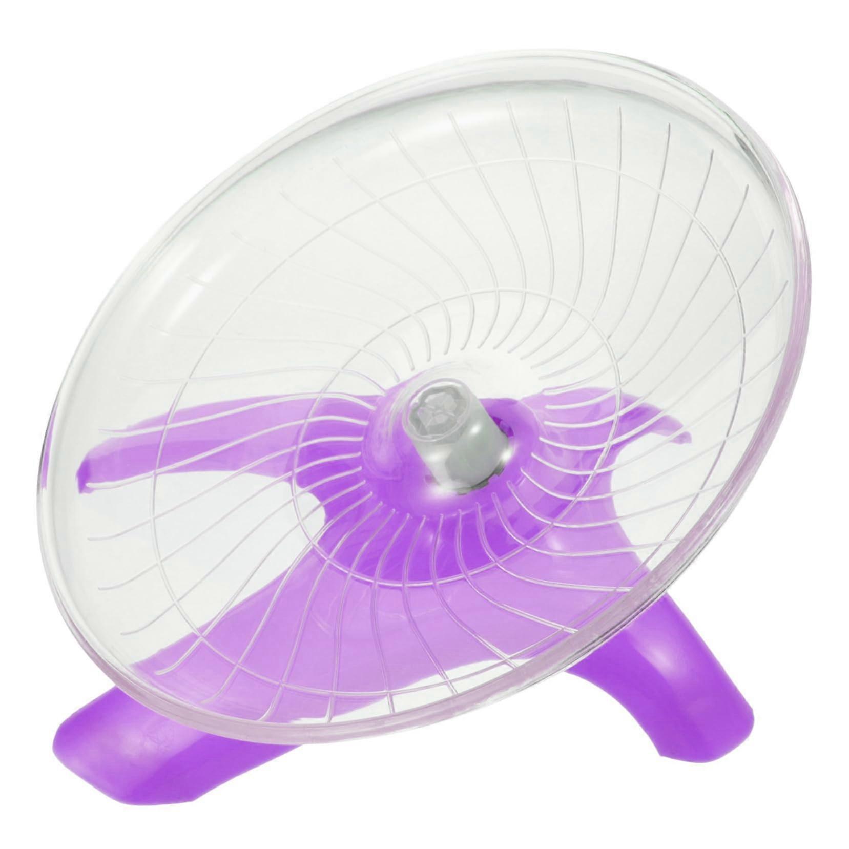 Silent Hamster Wheel for Dwarf Hamsters, Chinchillas, and Guinea Pigs – Transparent Design Promotes Activity and Fun for Cage Accessories