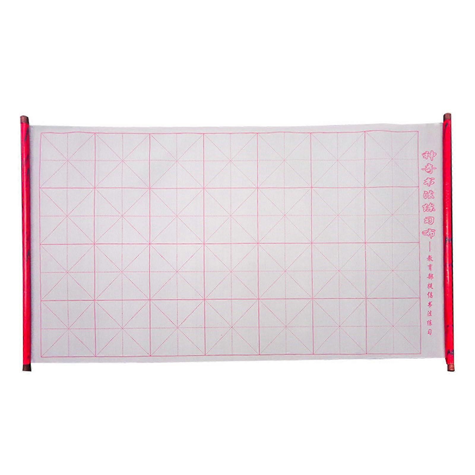 Calligraphy Water Writing Cloth Reusable Scroll for Chinese Calligraphy Practice, 70x35 cm, Durable Material, Beginner-Friendly