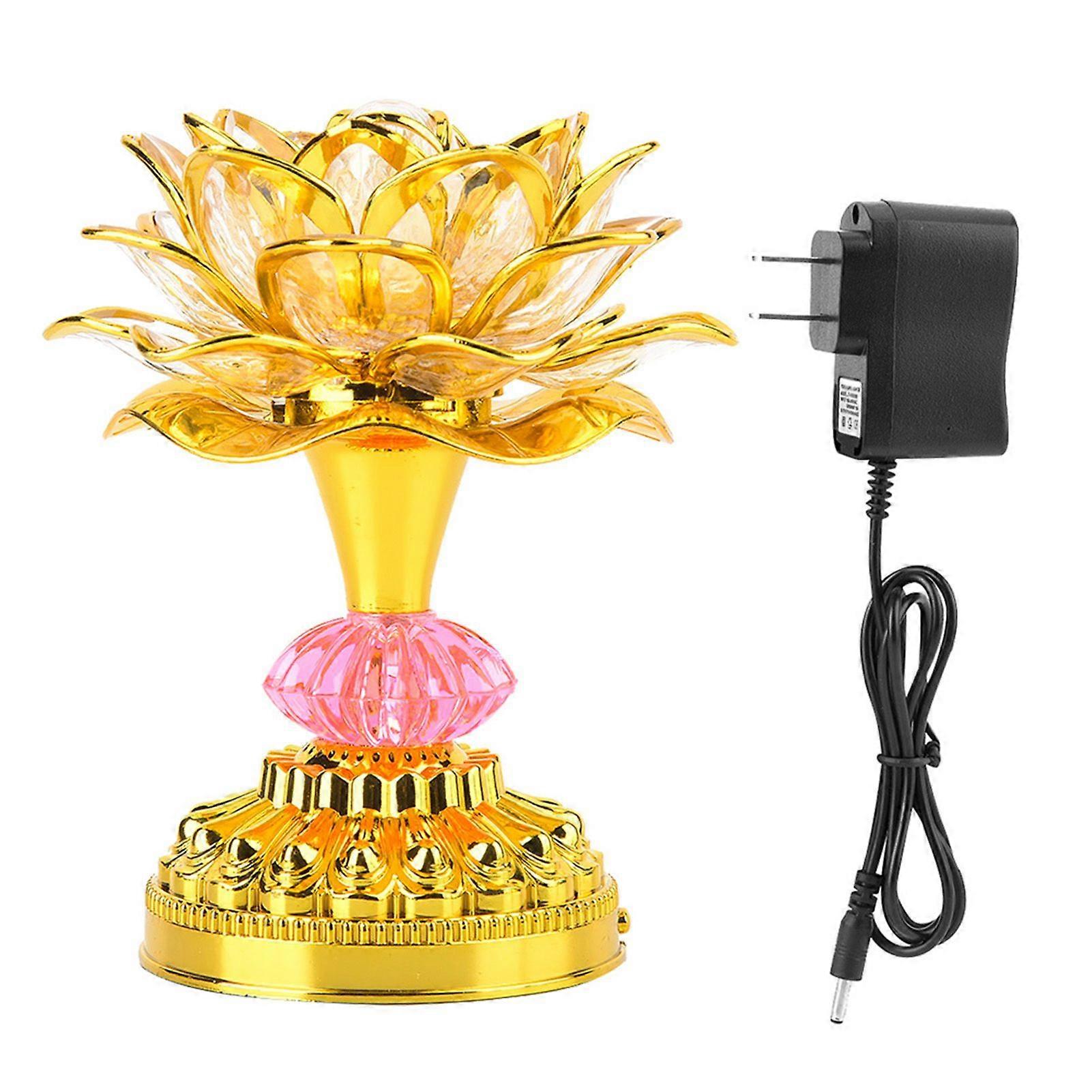 2025 Latest Model  LED Multicolor Buddhist Lotus Lamp with 13 Different