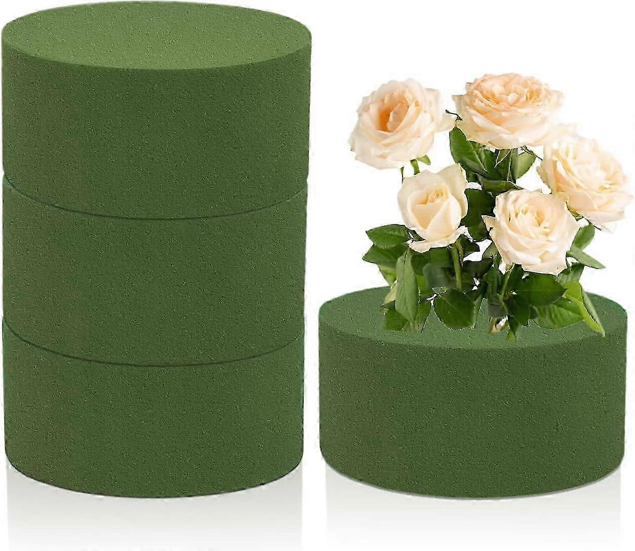 Floral αφρός 4Pcs ξηρός &ο υγρός αφρός λουλουδιών γύρω από τον αφρό λουλουδιών μπλοκ φελιζόλ ανθοπωλείων για ή τεχνητά λουλούδια