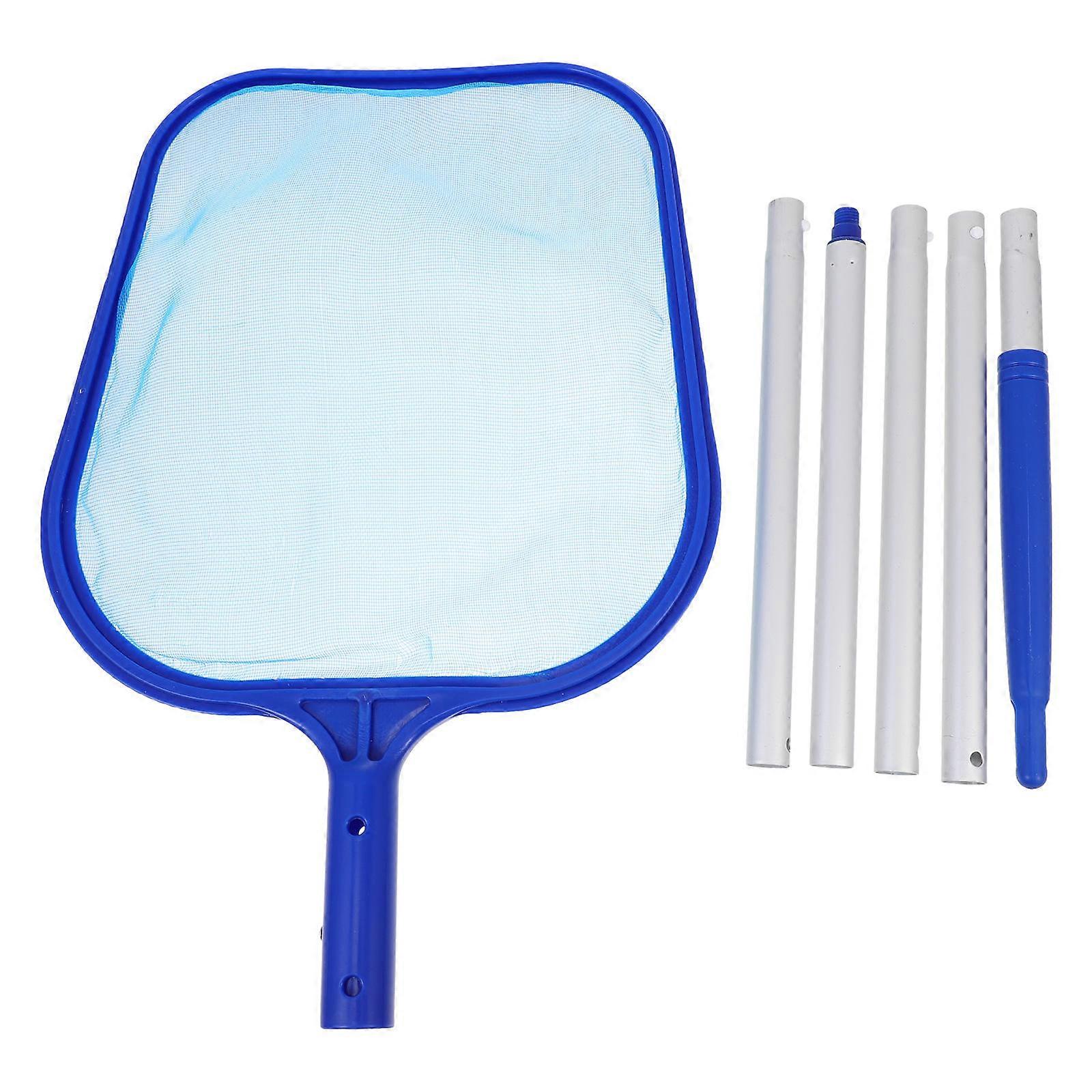 Portable Pool Skimmer Net with Pole for Garden Pools, Fountains, and Ponds – Compact, Durable Cleaning Tool for Above Ground Swimming Pools