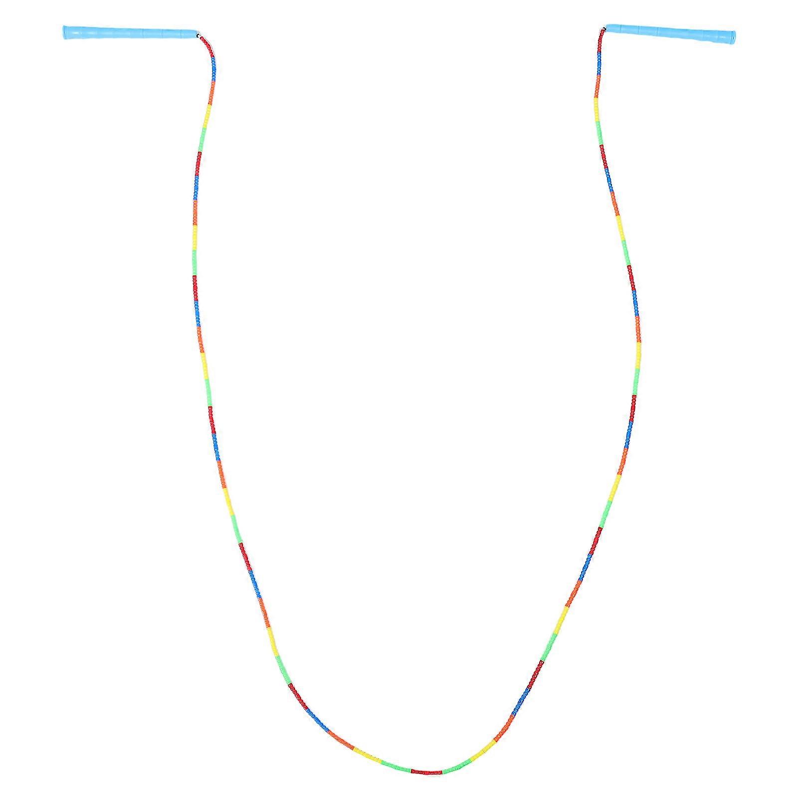 Bamboo Beaded Jump Rope for Lightweight Fitness   Ideal for Middle School Training and Skill Development in Boys