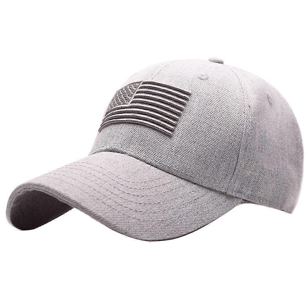 High Quality Adjustable Baseball Hat with Embroidered American Flags