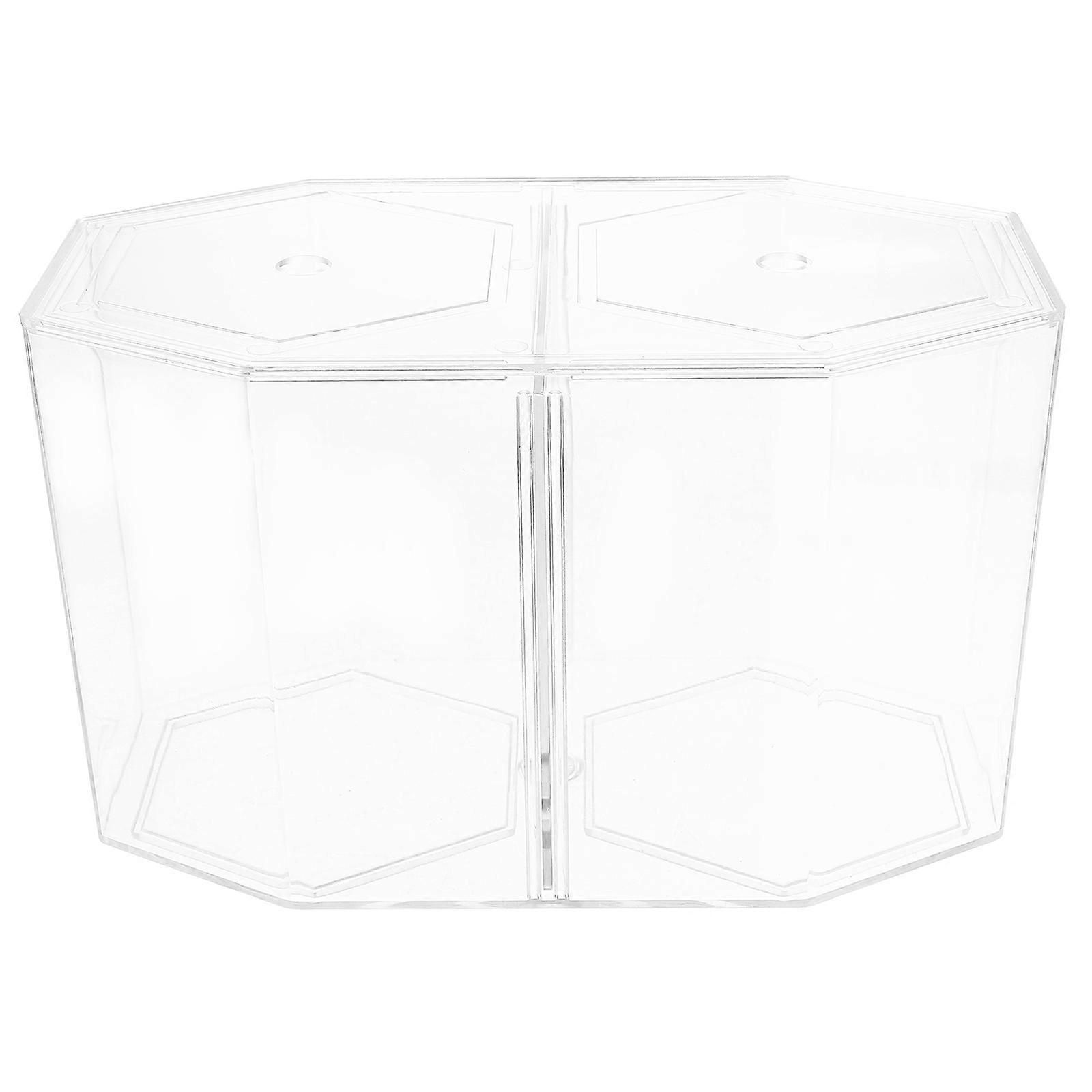 Small Fish Isolation Fish Tank Clear Fish Breeding Box Fish Separation 7.9×4.3×4.7in Transparent ABS 1Set
