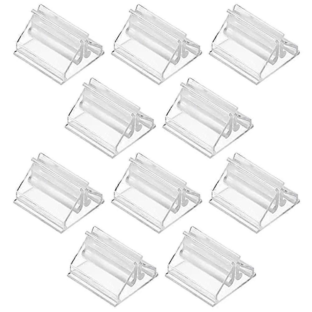 Table Card Holders Transparent Business Card Holder Usage Home 25Pcs