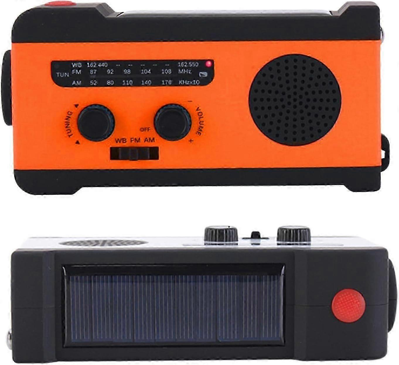 Hand Crank Emergency Radio, AM/FM/NOAA, LED Flashlight