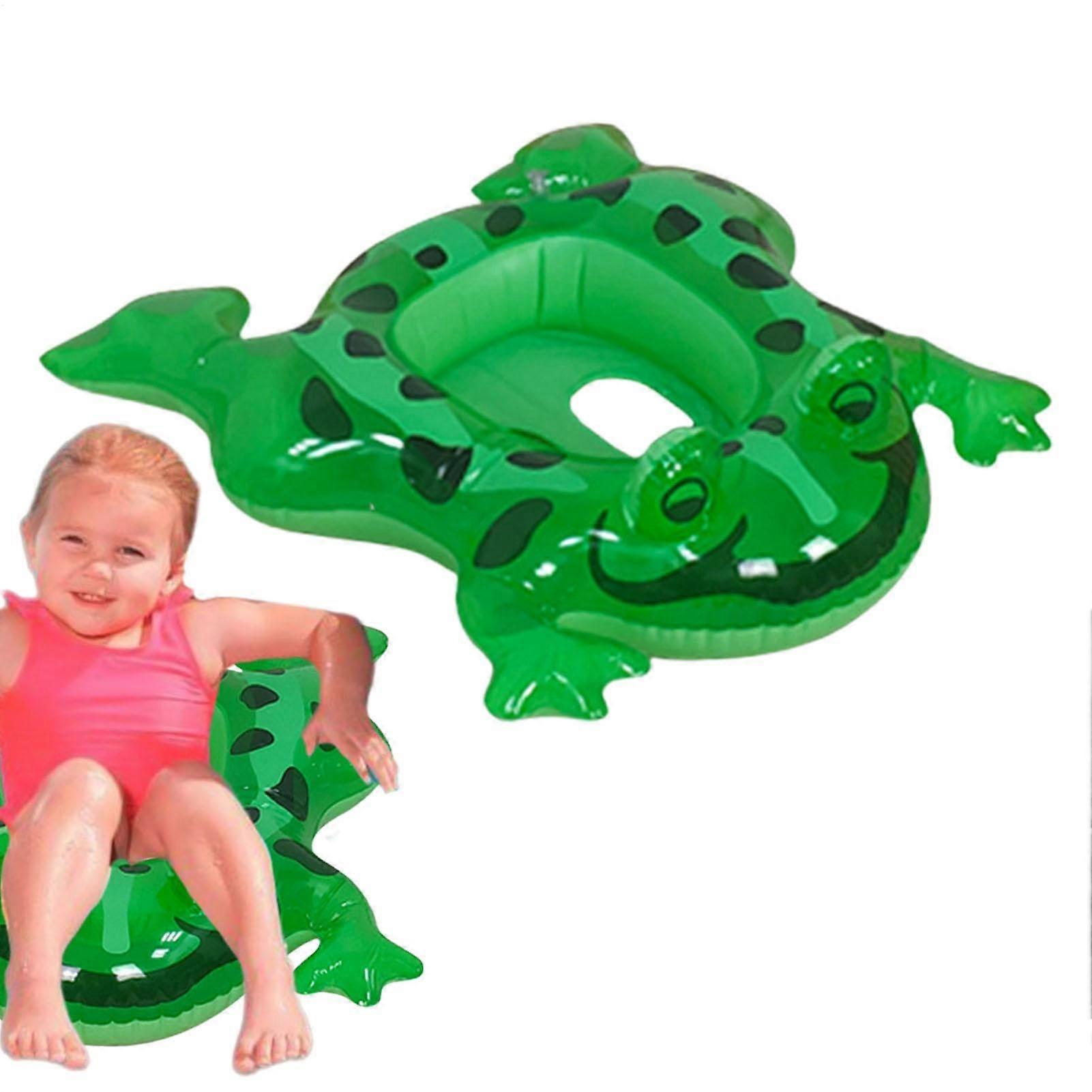 Children's swimming pool Raft for kids with glowing eyes, comfortable and cute floating for water park pools.